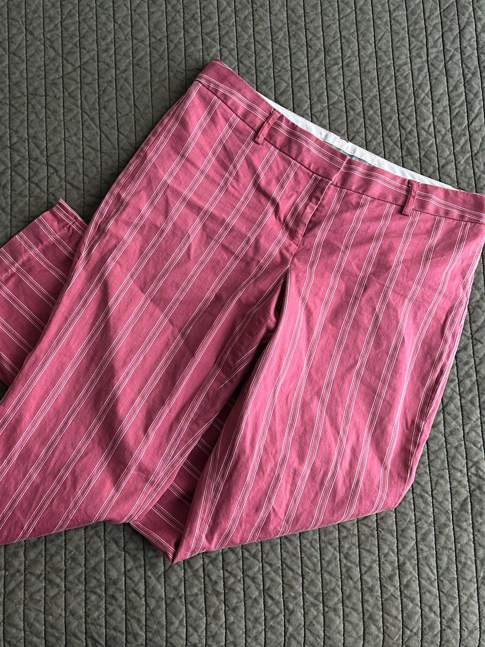 Express — Vintage Striped Low Rise Trousers